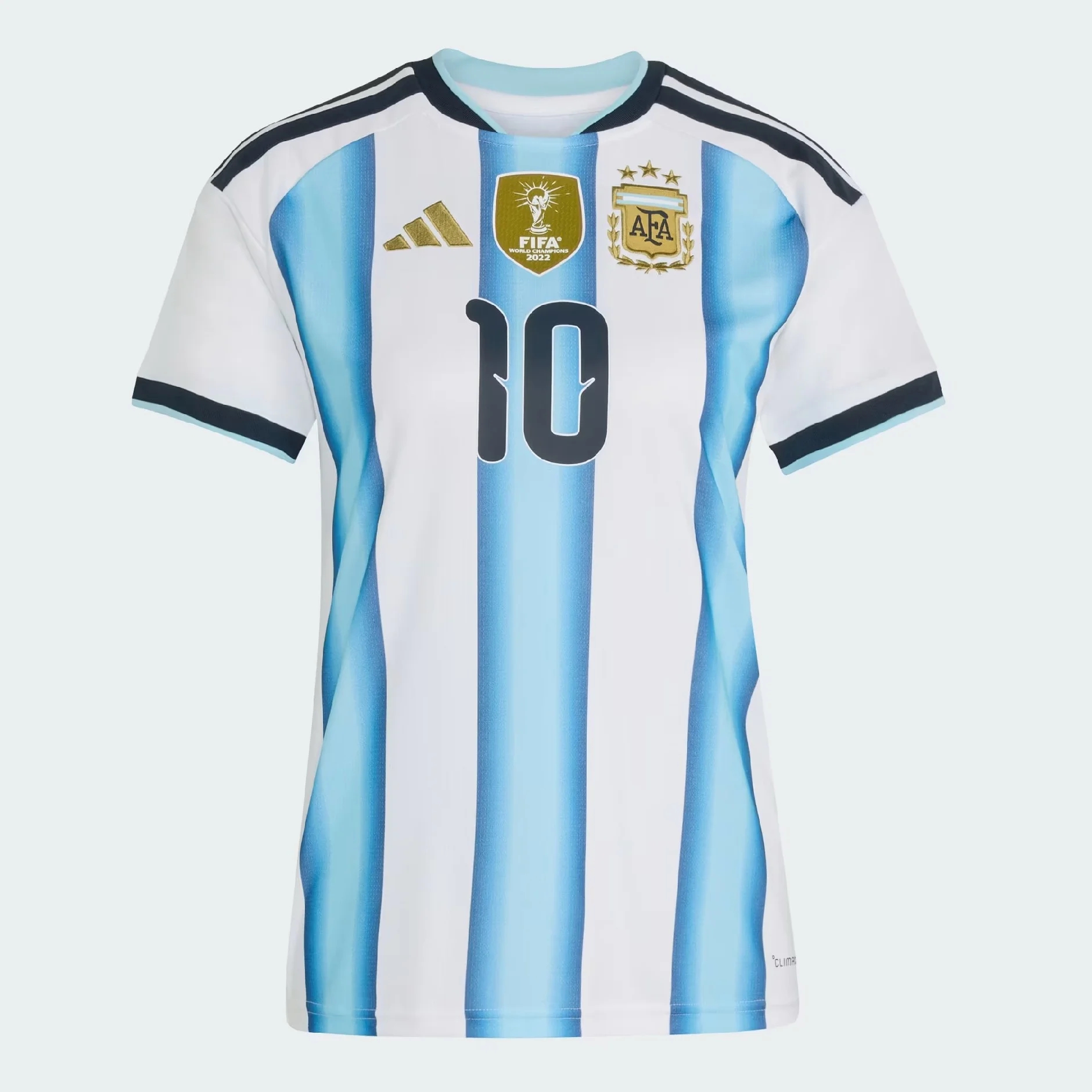 adidas Argentina 2026 Messi 10 Home Jersey Women's - World Champion Edition