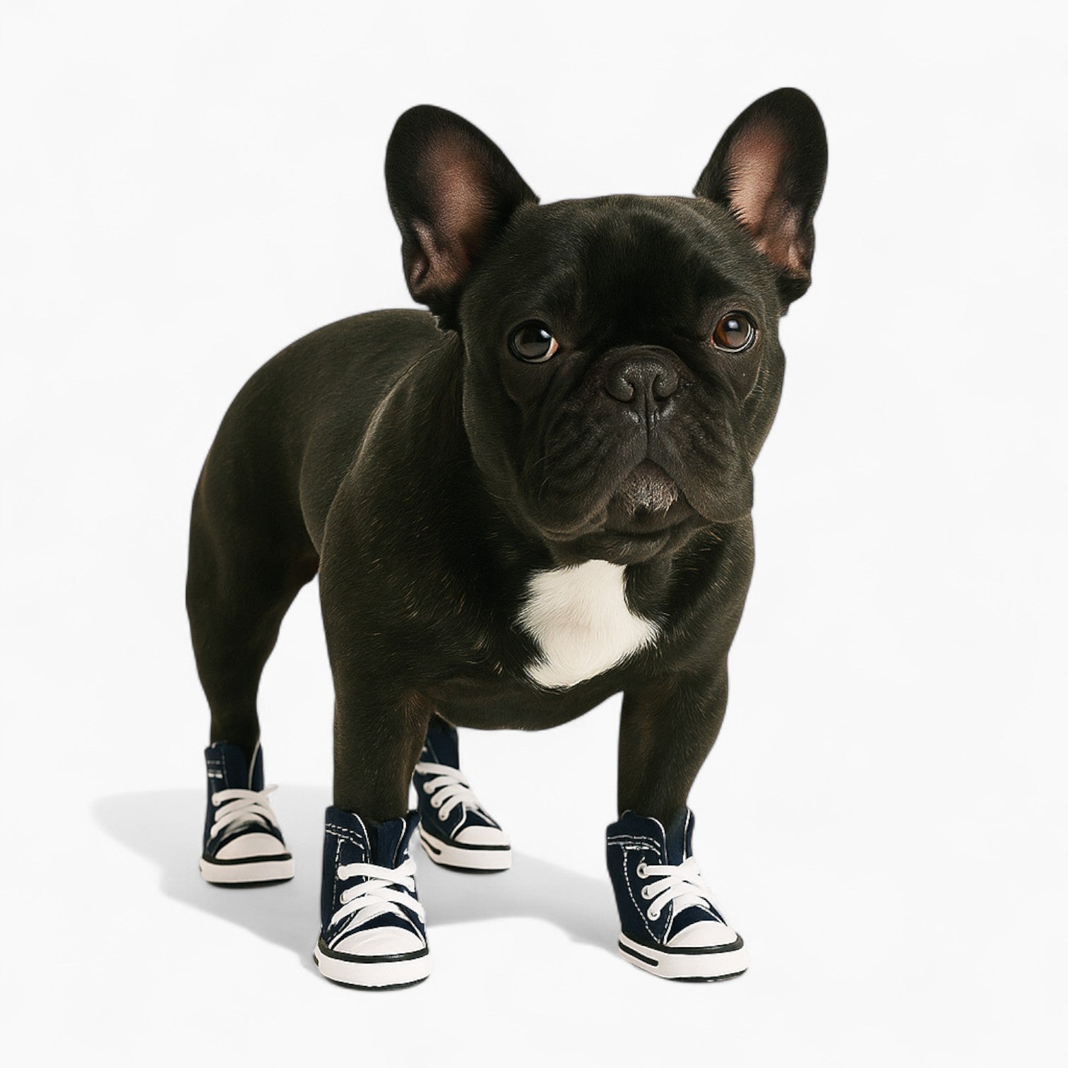 High-Quality Snuggo French Bulldog Booties – Anti-skid Canvas Trainer...
