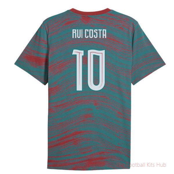 2026-2027 Portugal FtblCulture Tee AOP (Red) (Rui Costa 10)