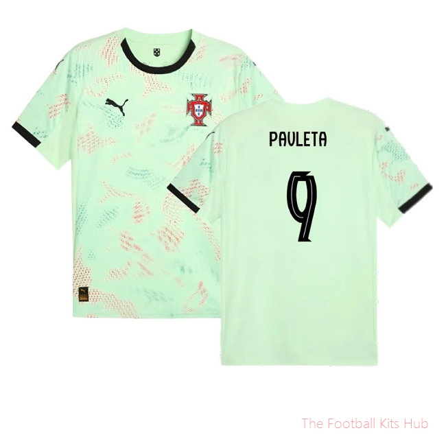 2025-2026 Portugal Womens Team Away Shirt (Unisex) (Pauleta 9)