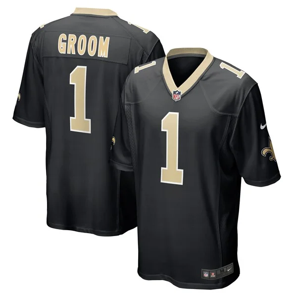 Performance New Orleans Saints Game Jersey - Premium Black NFL Fan ...
