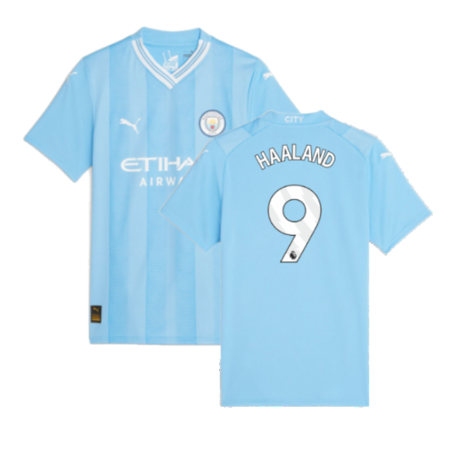 Man City 2023-20 Home Shirt HAALAND #9 L M S