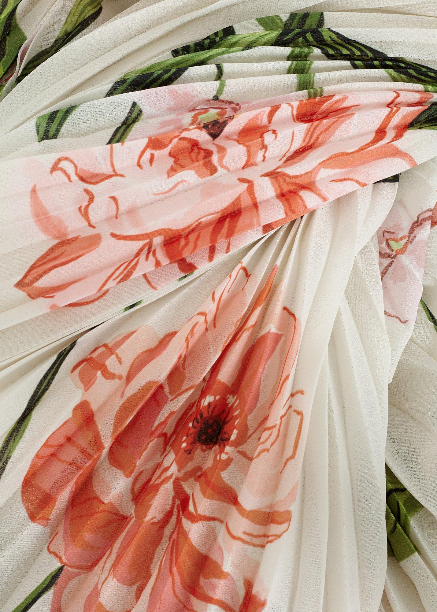 Reanna Floral Pleated Maxi Dress