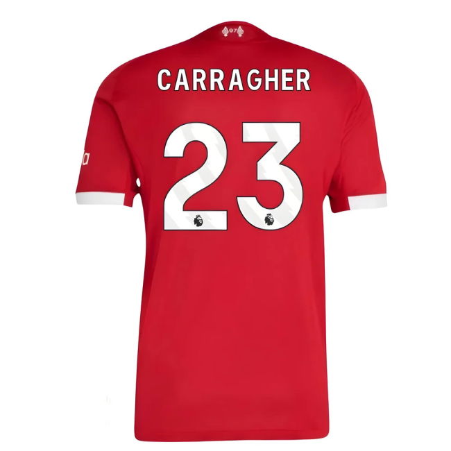 Liverpool 2025-20 Home Football Shirt Featuring Carragher 23 L M S ...