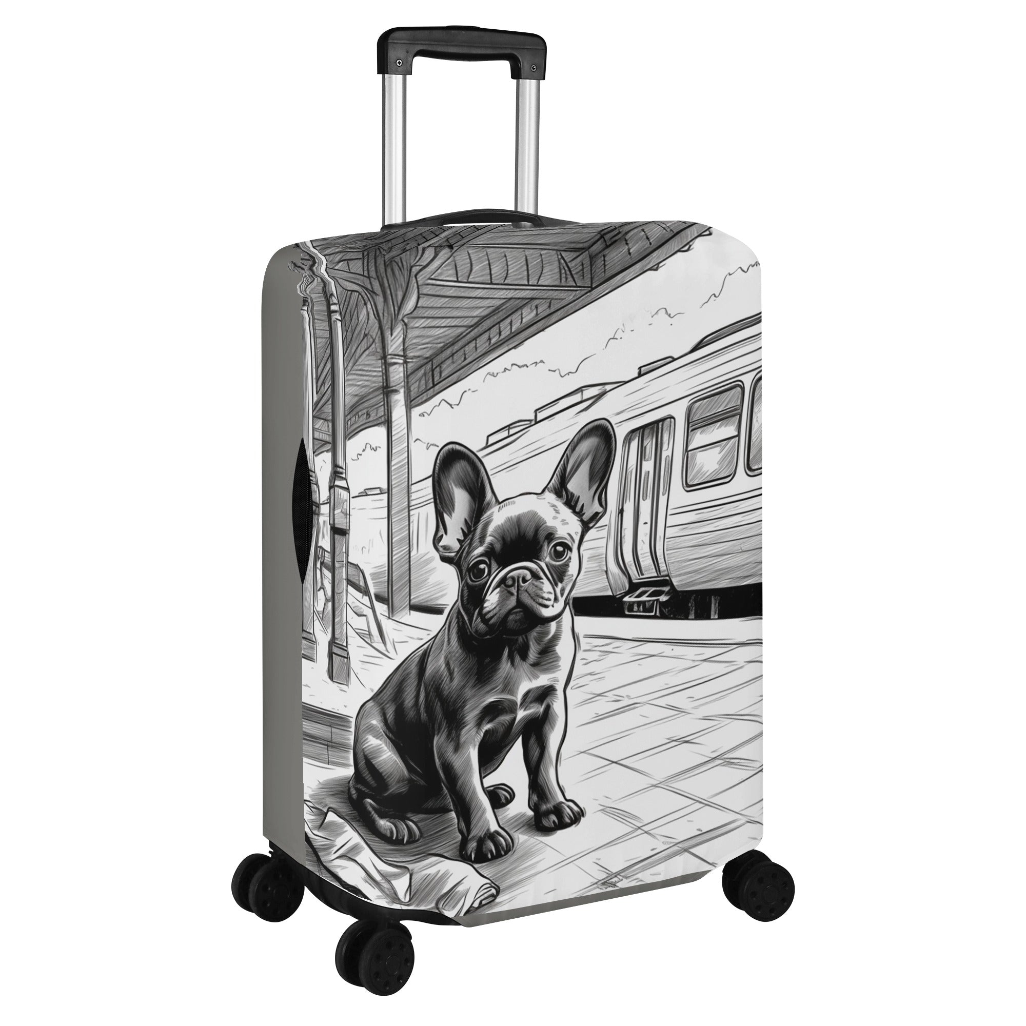 French Bulldog Dixie Luggage Cover Practical Pet Supply
