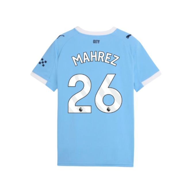 2025-2026 Man City Home Shirt (Kids) (Mahrez 26)