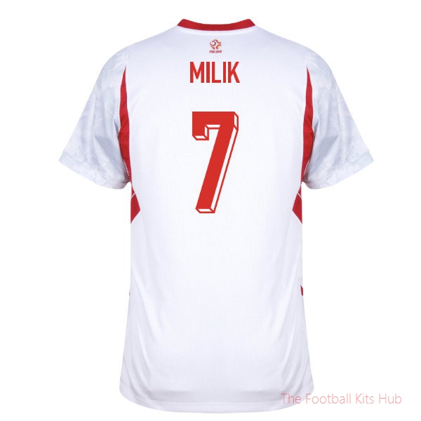 Breathable Poland 2026-2027 Home Shirt (Kids) (Milik 7)