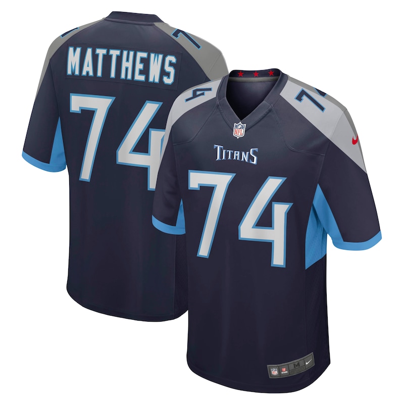 None Bruce Matthews All-Pro TEN Titans Officially Licensed Jersey