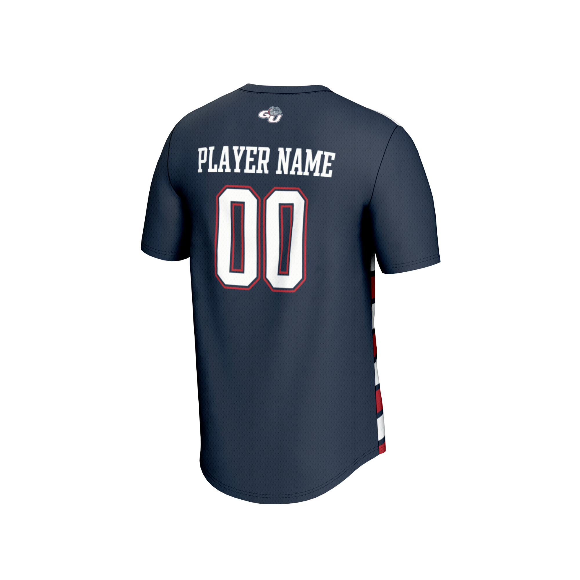 [SJH] Gonzaga Bulldogs GameDay Greats Youth NIL Pick-A-Player Collegiate Women's Soccer Lightweight Fashion Jersey - Navy/Red