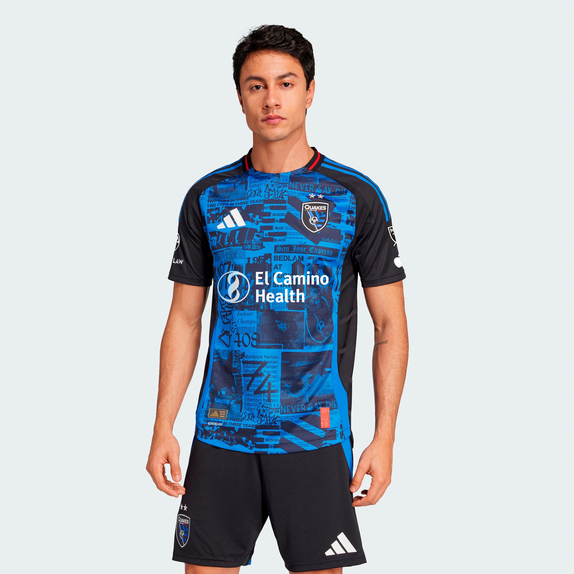 [SJH] San Jose Earthquakes 2025 Headliner Authentic Jersey - Black