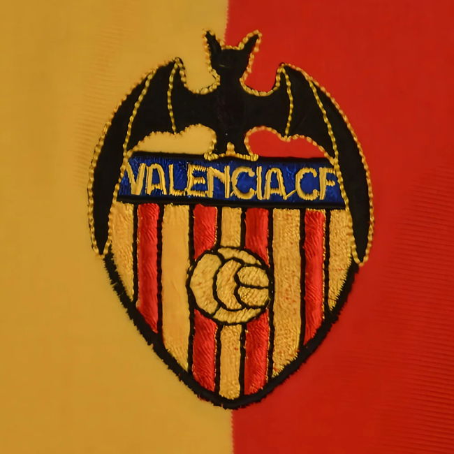 Valencia Football Shirt UV Protection Stretch Fabric Moisture Wicking