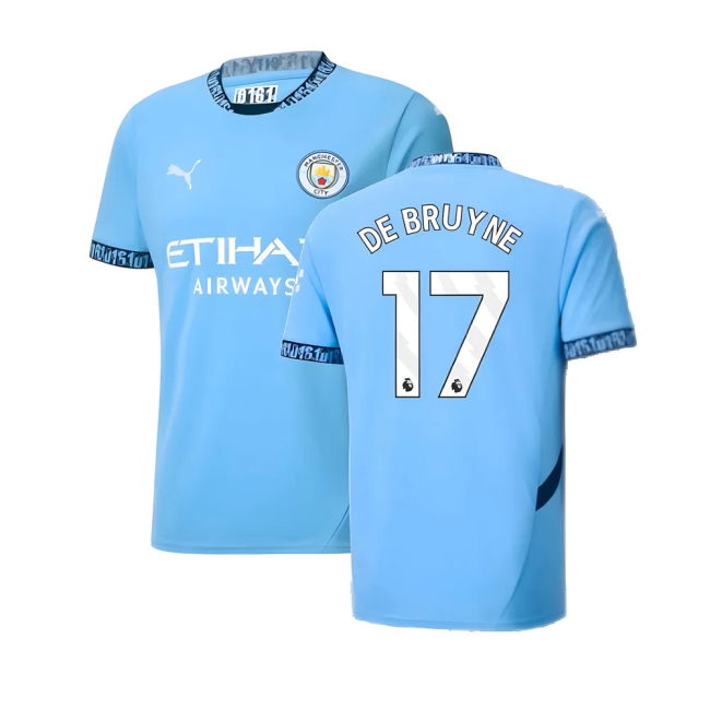 Replica 2024-2025 Man City Home With Retro Design - Long Lasting