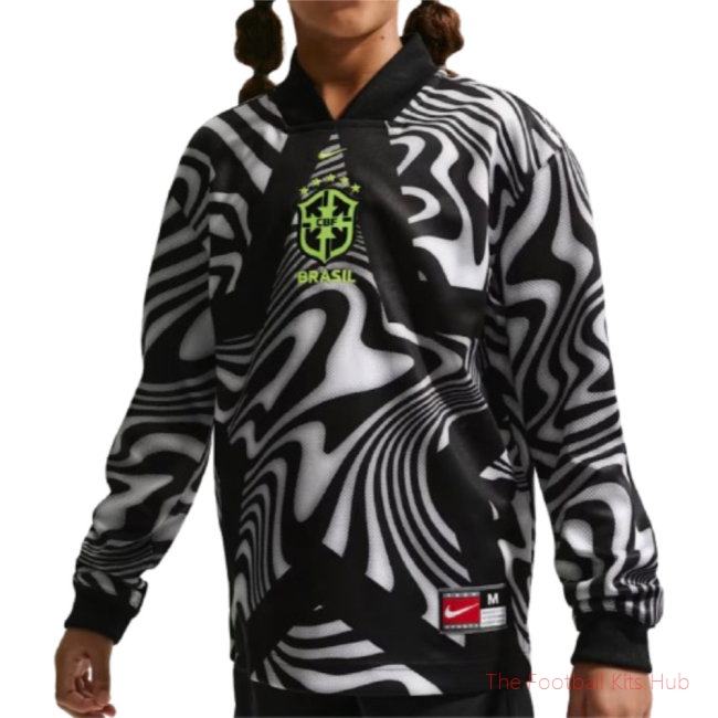 Brazil Hollywood 2026-2027 Goalkeeper Shirt (Kids) (Your Name)