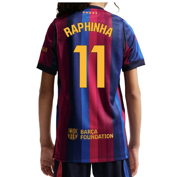 [JED] 2026-2027 Barcelona Home Shirt (Kids) (Raphinha 11)