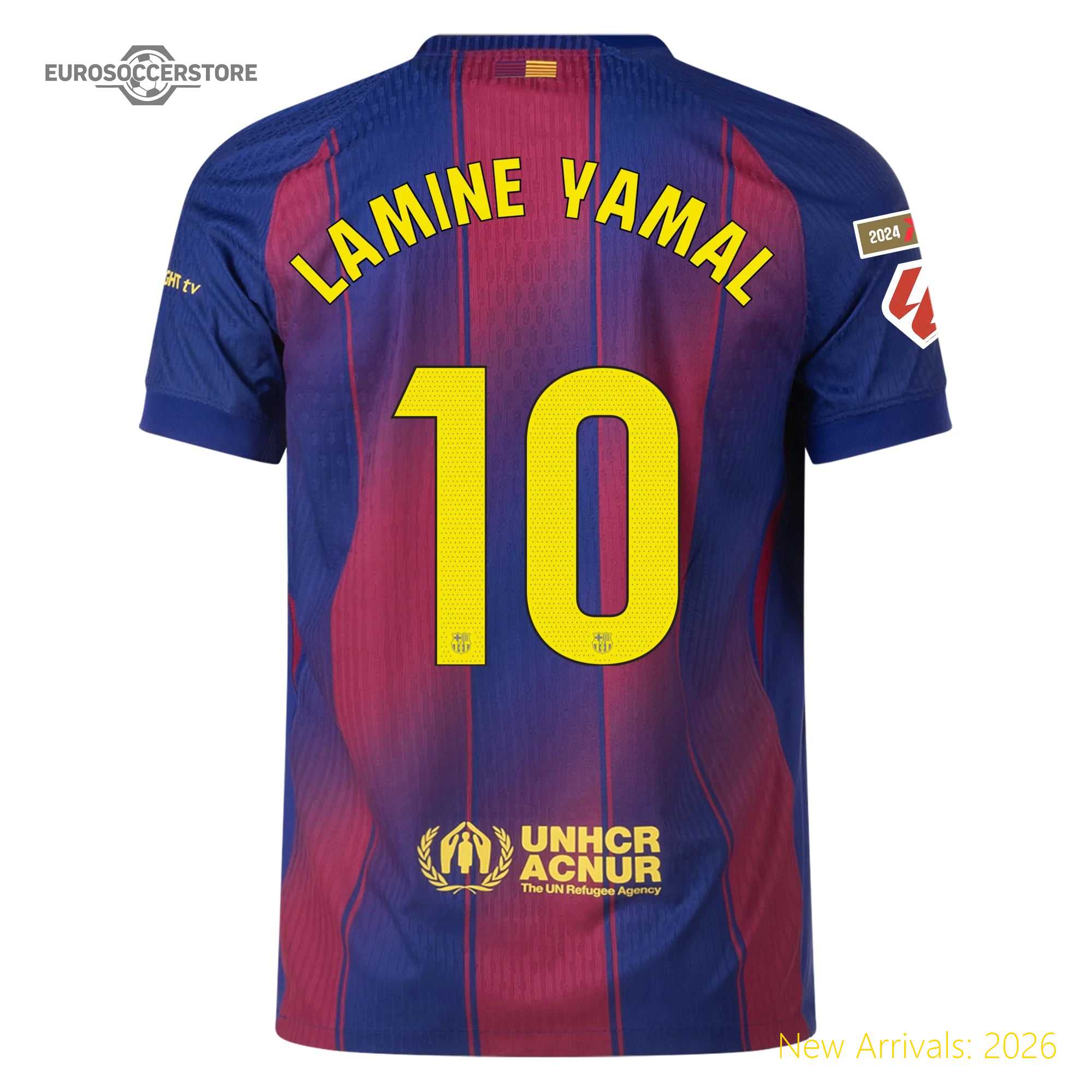 Men Bar Lamine Yamal Barcelona Home Durable Home Jersey 2023