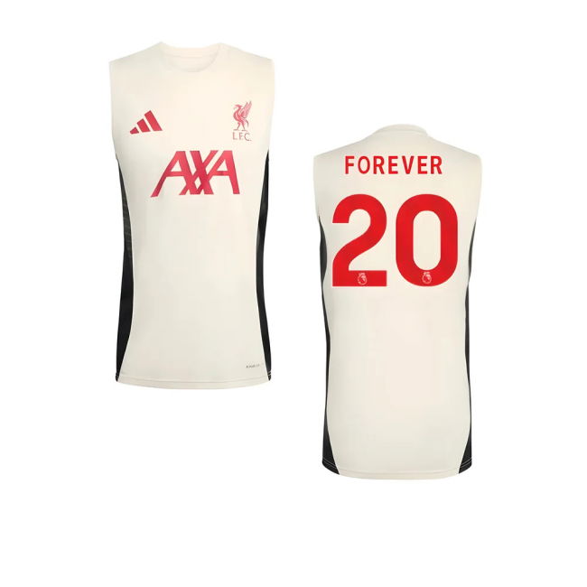 2025-20 Liverpool Home Soccer Jersey Forever 20 L S