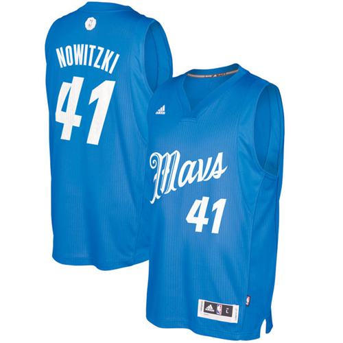 Mavericks Blue Dallas Mavericks #41 Jersey - Game Day Wear