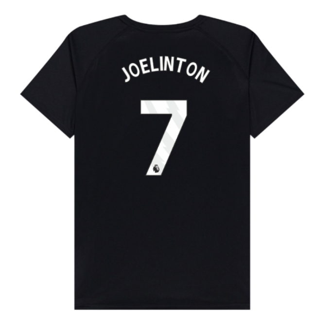2025-2026 Newcastle Shirt (Black) - Kids (Joelinton 7) (Black)