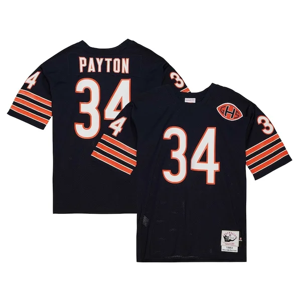 None Walter Payton  Jersey - Navy | NFL Player Jersey | NFL Football