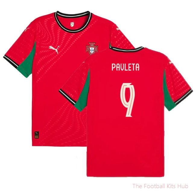 2025-2026 Portugal Womens Team Home Shirt (Unisex) (Pauleta 9)