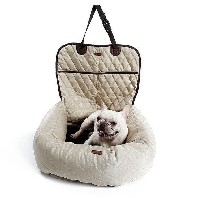Safetify TM : 2 In 1 Pet Seat Cover and Bed