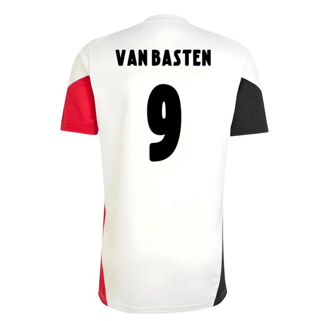 High Quality Practice Shirt Van Basten #9 New Season Value For (v10)