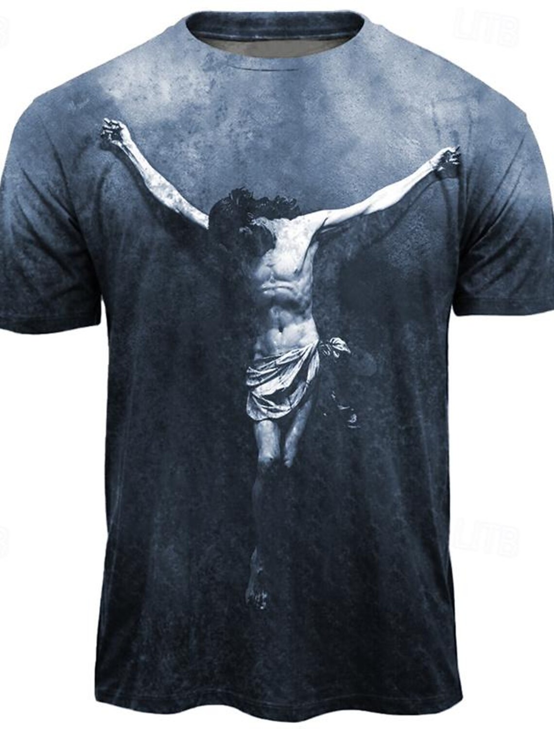 Men's Templar Cross Letter T Shirt Graphic Tee Christian Shirts Short