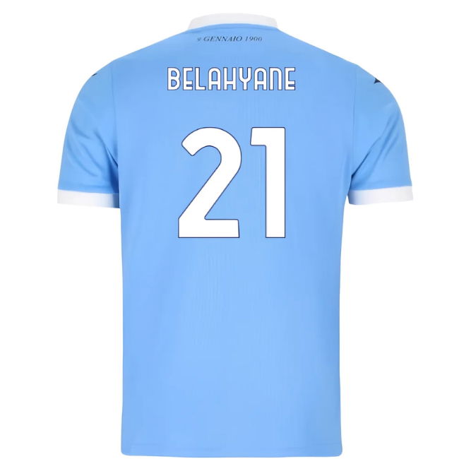 Licensed 2025-2026 Lazio Serie A Home Shirt (1)