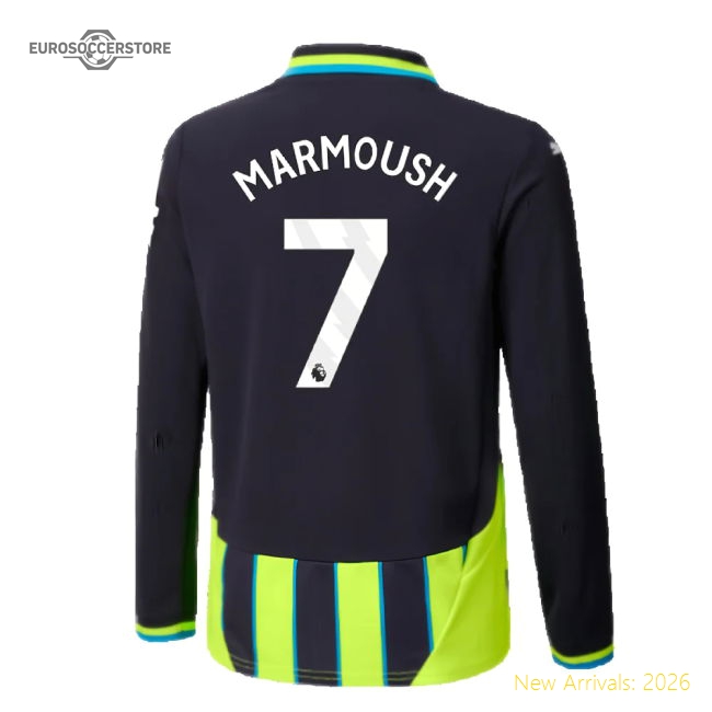2024-2025 Man City Kids Premium Jersey Marmoush Climacool