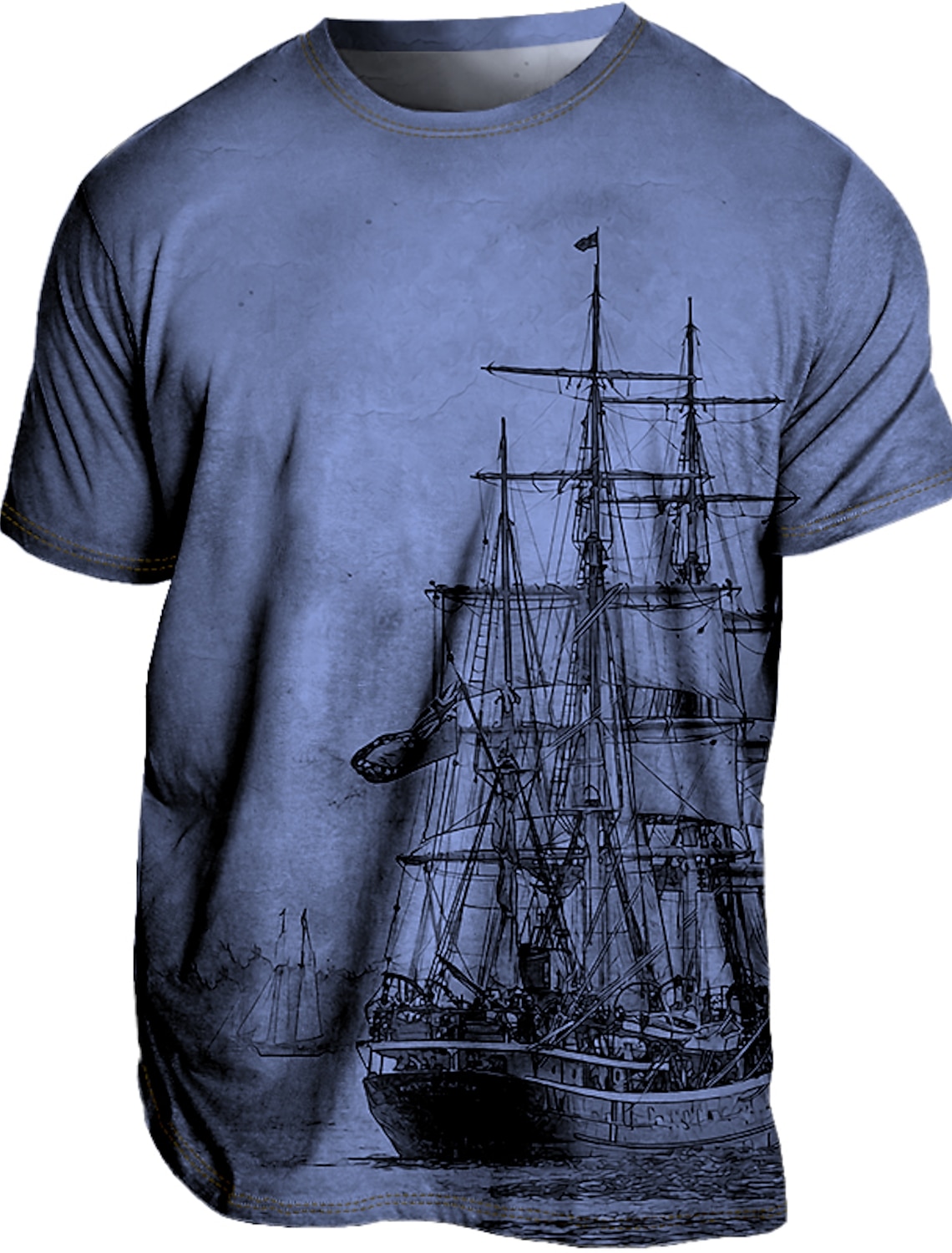 Men's Plus Size T shirt Tee Big and Tall Graphic Crew Neck Print Short