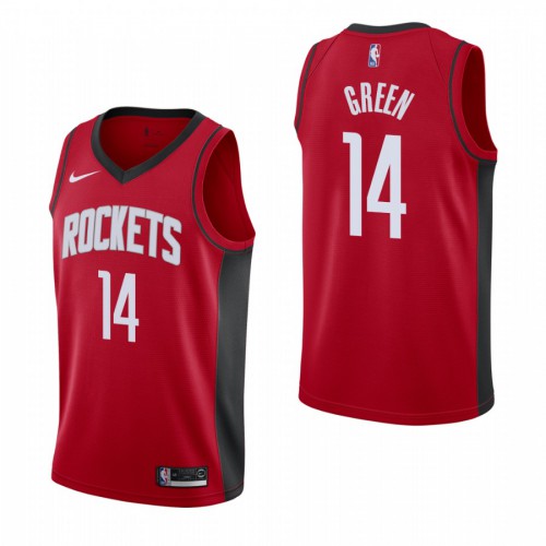 Gerald #14 HOU Pro Series NBA Game Jersey Basketball