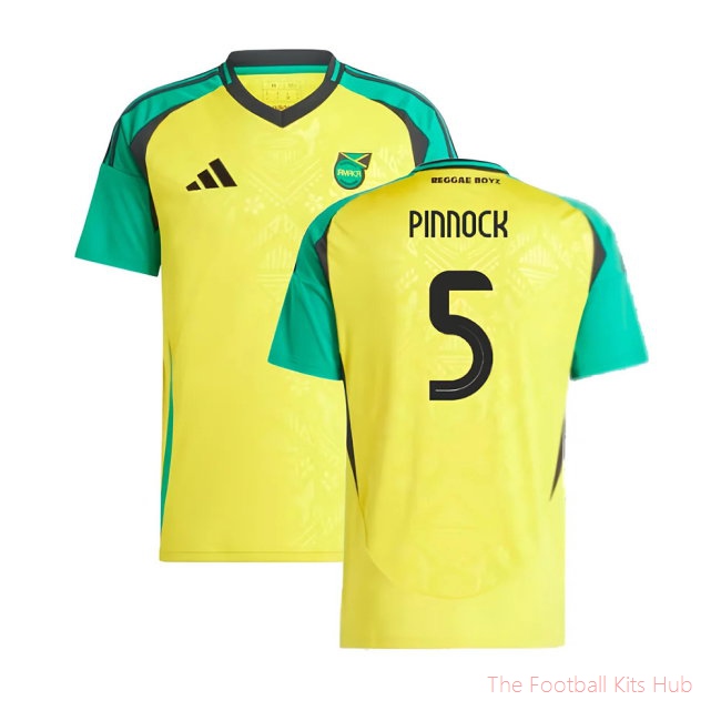 2024-2025 Jamaica Home Shirt (Womens) (Pinnock 5)