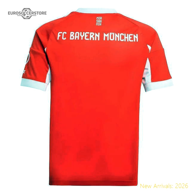 Premium-grade 2025-2026 Bayern Munich First Jersey (kids)