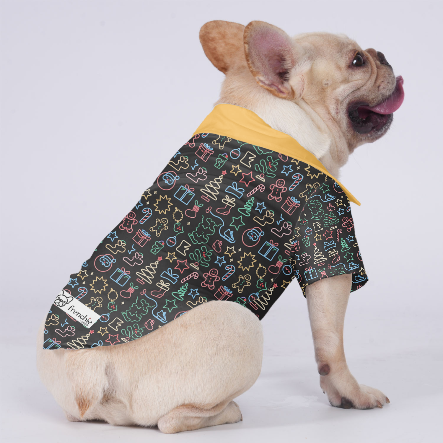 Street-Ready Buster - Hawaiian Shirt For Frenchies for French