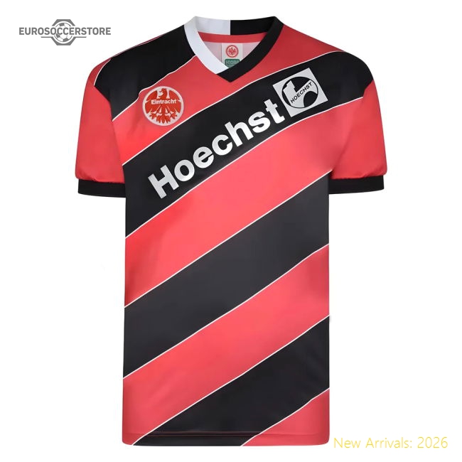 Supporter Score Draw Eintracht Frankfurt 1988 Retro Football Shirt