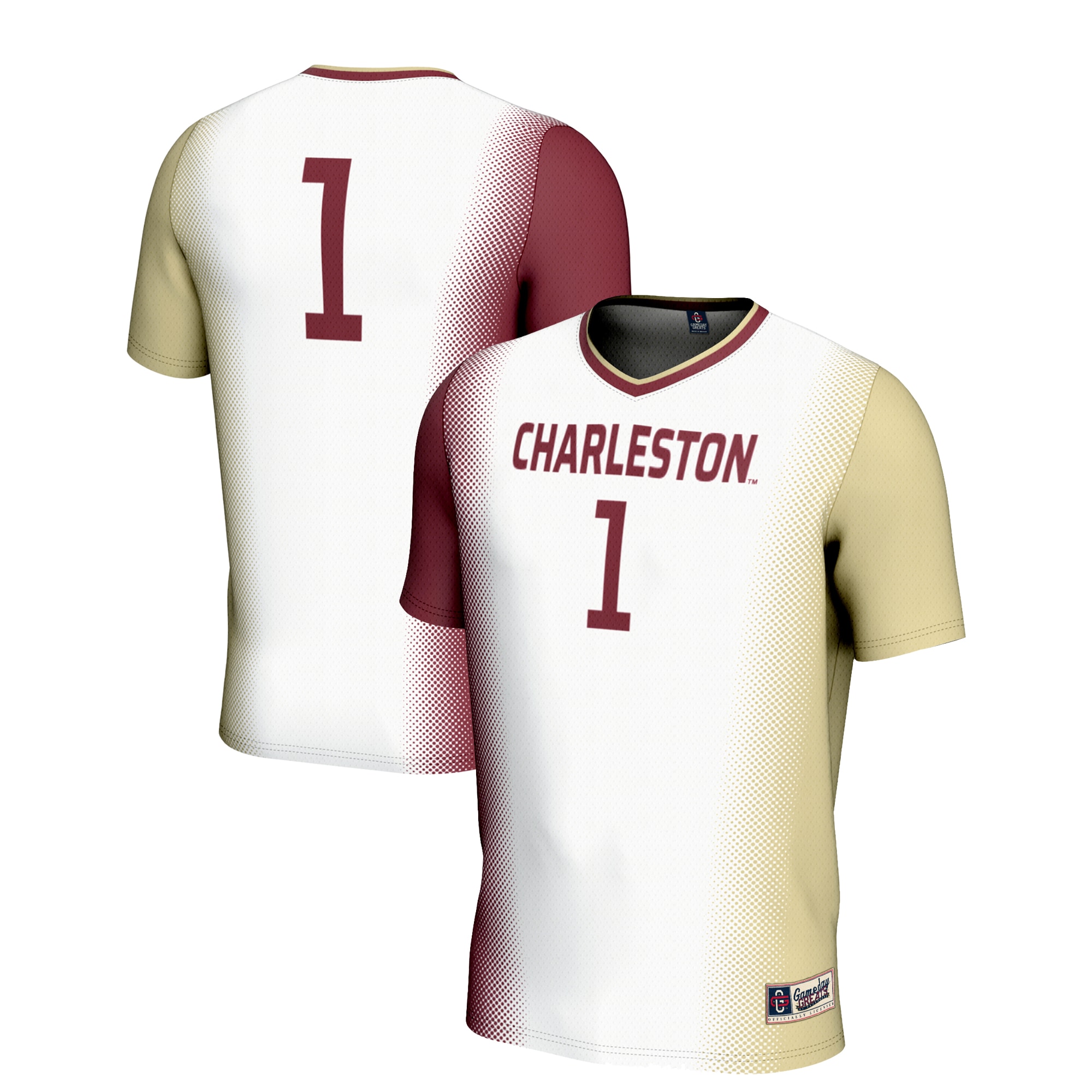 [SJH] Women's Charleston Cougars GameDay Greats Lightweight Soccer Jersey - White