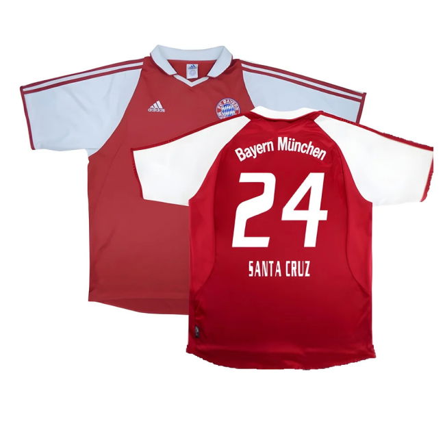 Bayern Munich 2003-04 Home Shirt ((Excellent) XL) (Santa Cruz 24)