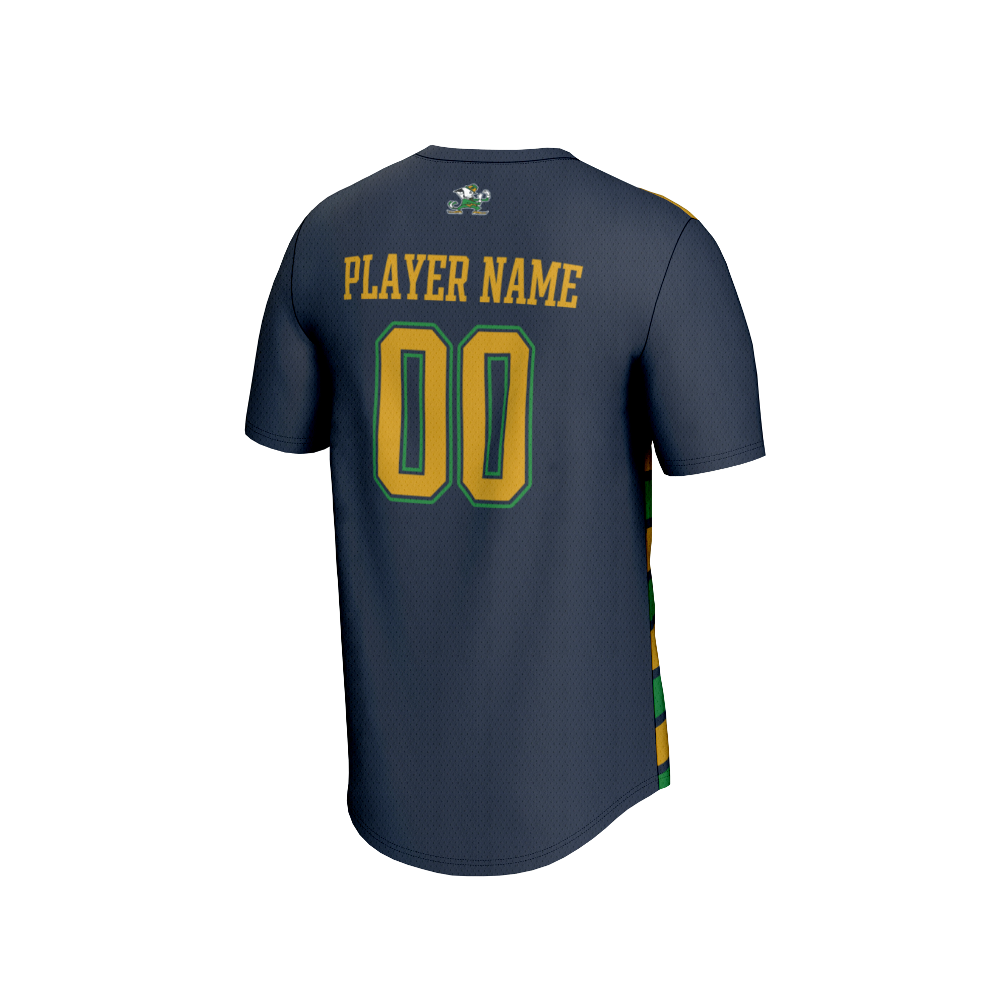 [NJP] Notre Dame Fighting Irish GameDay Greats Youth Collegiate Men's Soccer NIL Pick-A-Player Fashion Jersey - Navy/Gold