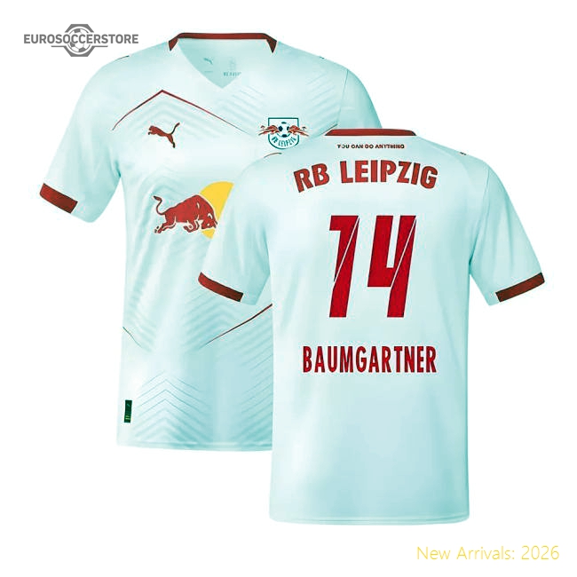 2025-2026 Red Bull Leipzig Home Shirt (baumgartner 14) - Supporter Edition