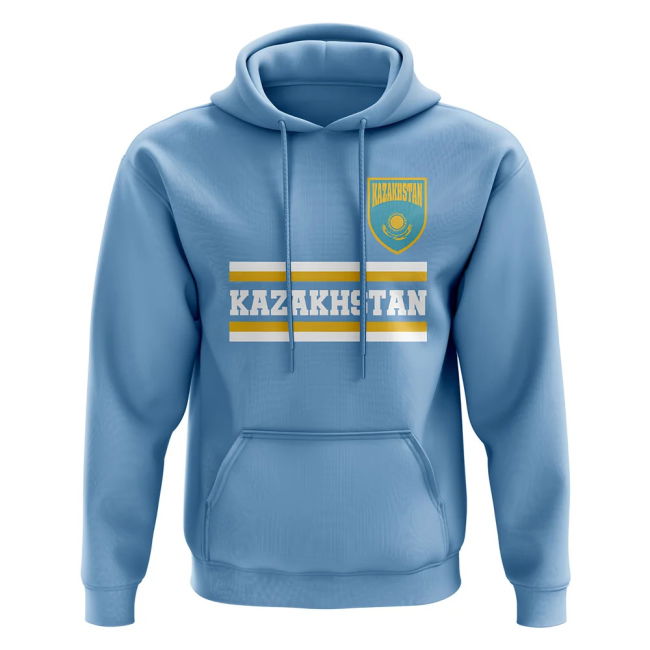 Kazakhstan Core Football Country Hoody (Sky) Euro Oranje