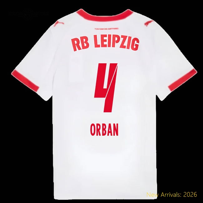 2025-2026 Red Bull Leipzig Home Shirt (Kids) (Orban 4)