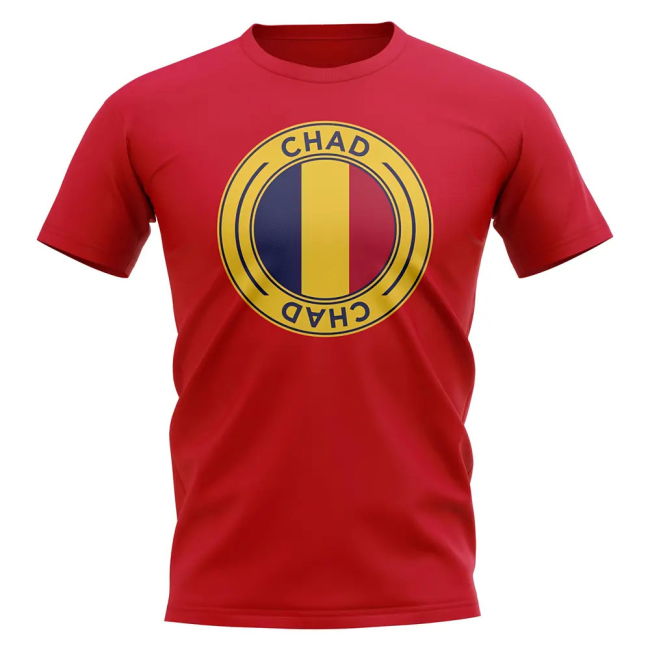 Chad Football Badge T-Shirt (Red)