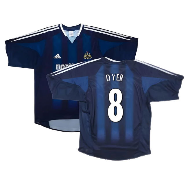 Newcastle United 2004-05 Away Shirt ((Excellent) S) (Dyer 8) - auth...