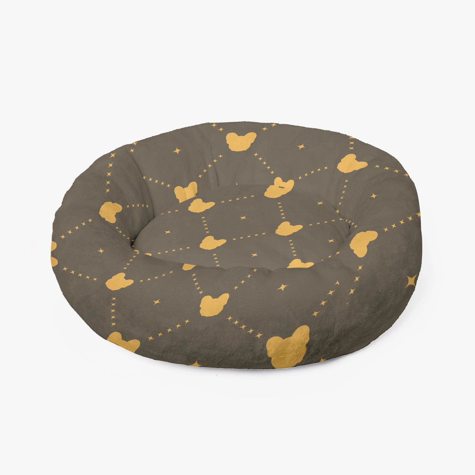 Peanut - Cloud-Comfort Frenchie Bed | Anti-Anxiety French Bulldog Donut Bed