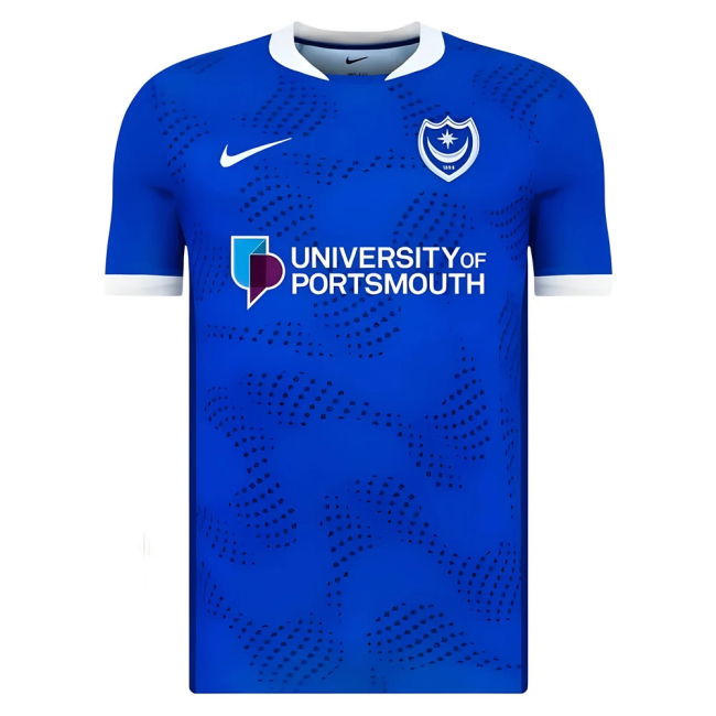 2025-20 Portsmouth Official Home Soccer Jersey M S