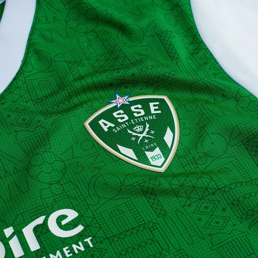 Saint Étienne Home Shirt 2025/26 For Algeria Football Fans