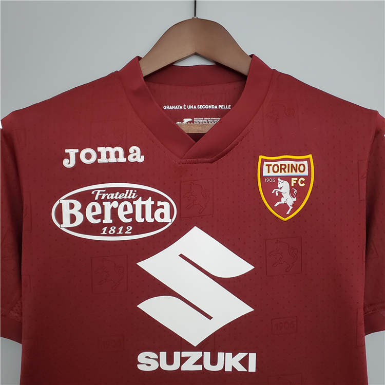 Torino 21-22 Home Brown Soccer Jersey Football Shirt - Official