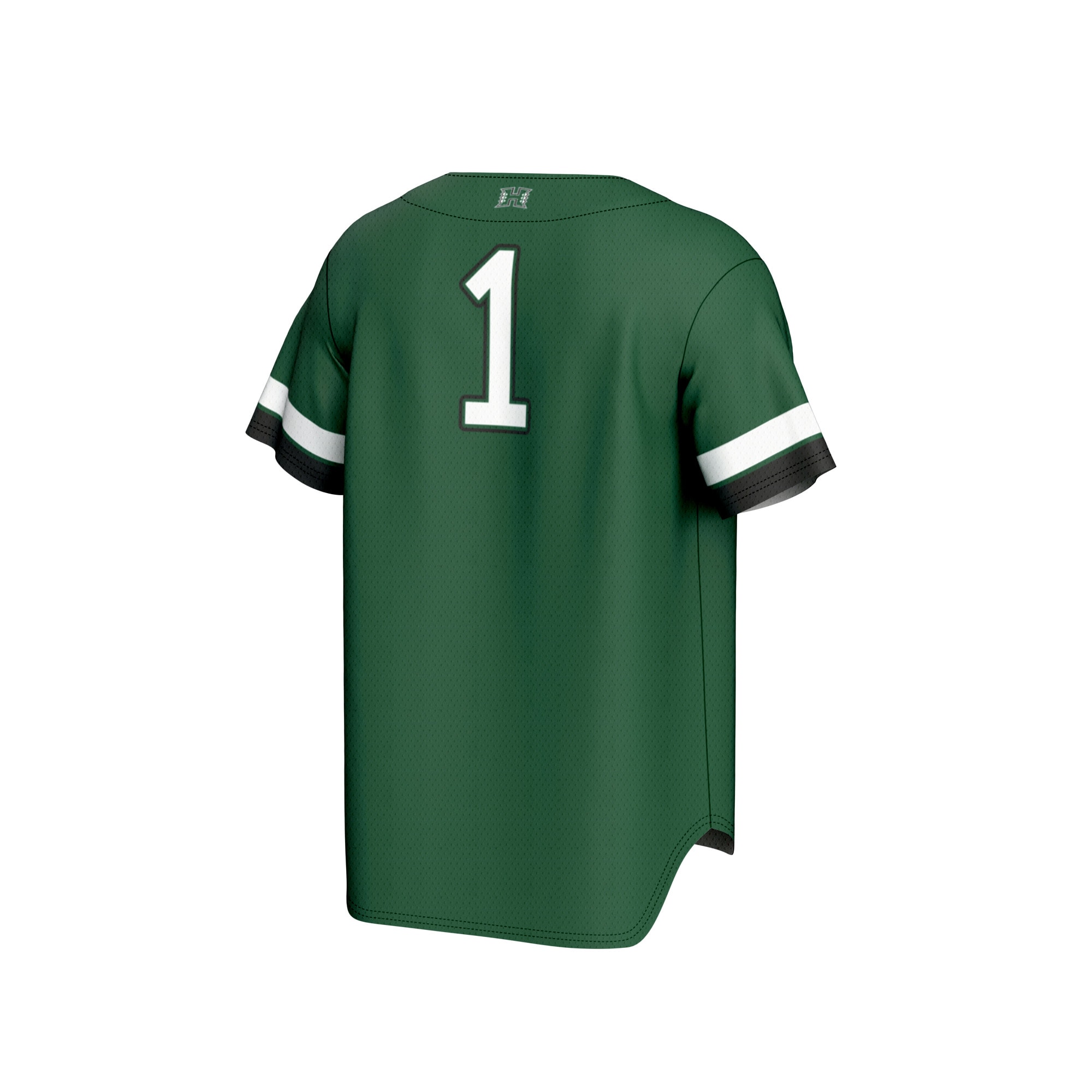 [NJP] Hawaii Rainbow Warriors GameDay Greats Unisex Lightweight Collegiate Baseball Fashion Jersey - Green