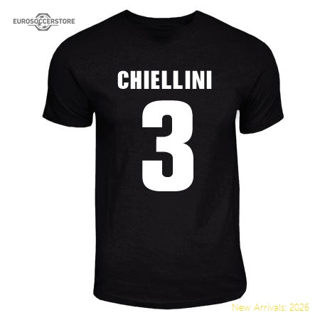 Giorgio Cheillini Old Lady Hero T-shirt (black) - Supporter Edition