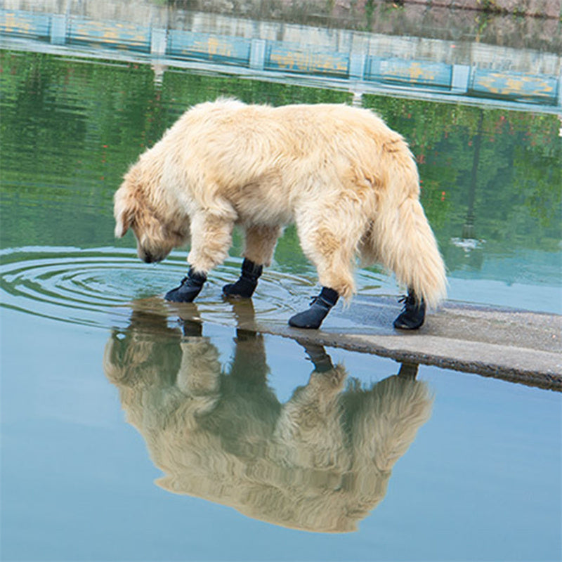 Warm Booties Non-slip Knitted Socks For Stylish Paws Outdoor Use